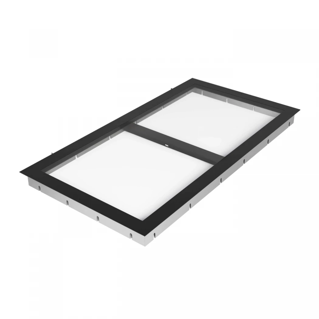 Vinorage glassluke til vinkjeller med motor - 800 x 1500 mm - svart stål