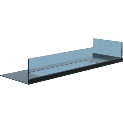 Sikkerhetsglass 70cm hjørnepeis 70cm sikkerhetsglass hjørnepeis