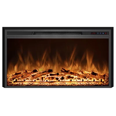 ScandiFlames Electric Pyrope 90 cm peisinnsats for innbygging i vegg eller gammel peis