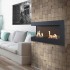 Venstrevendt 120cm innebygd etanolpeis