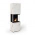 Planika Rock Daze og Laurent automatisk BEV biopeis med Dekton ramme i marmorlook