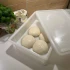 Hevdekasse til pizzakjedel som har plass til opptil 6 pizzadeiger.