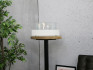 Stilfult oval biopeis til bord i hvit farge