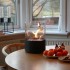 Etanolpeis sort bunn sylinderformet glass
