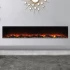 British Fires New Forest 2400 - Elektrisk innbyggingspeis