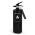 Nordic Flame Svart Brannslukningsapparat Klassisk 2 kg