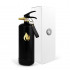 Nordic Flame Brannslukningsapparat 2 kg - Svart med gullemblem