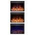 ScandiFlames Electric Pyrope 109 cm peisinnsats for innbygging i vegg eller gammel peis