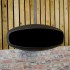 Hein og Haugaard UFO-60 Svart takmontert biopeis med flott flamme